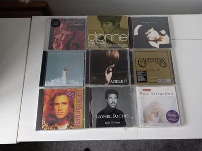JOB LOT CDS X 9 ***WARWICK/CRAVEN/ADELE/MAROON5/STIGERS/RICHIE/CARPENTERS*** - Image 1 of 4