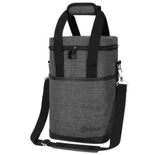 4-Bottle Insulated Wine Tote Cooler Bag Leakproof Padded Portable Carrier