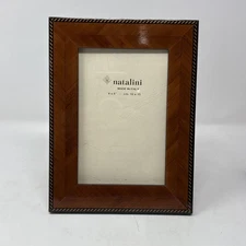 Vintage Natalini Italian Handmade 5"×7" Wooden Marquetry Quality Picture Frame 