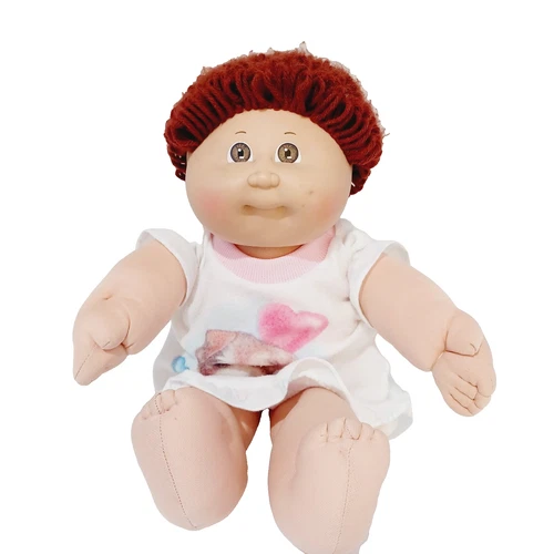 1984 Cabbage Patch Doll Boy Appalachian Green Signature Red Brown hair Eyes