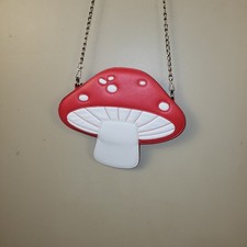 Mushroom Chain Crossbody Bag Hippie Accessory Cute Shroom Satchel Sling Bag