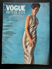 Vintage Vogue Pattern Book Magazine June-July 1963 Sewing Summer Capsule