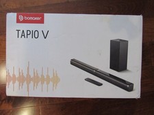 Bomaker Tapio V Black Bluetooth Subwoofer Of 2.1CH Speaker Soundbar System - NEW