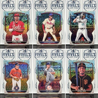 2023 Bowman Chrome Prospects Shimmer Refractors - Singles - Complete Your Set