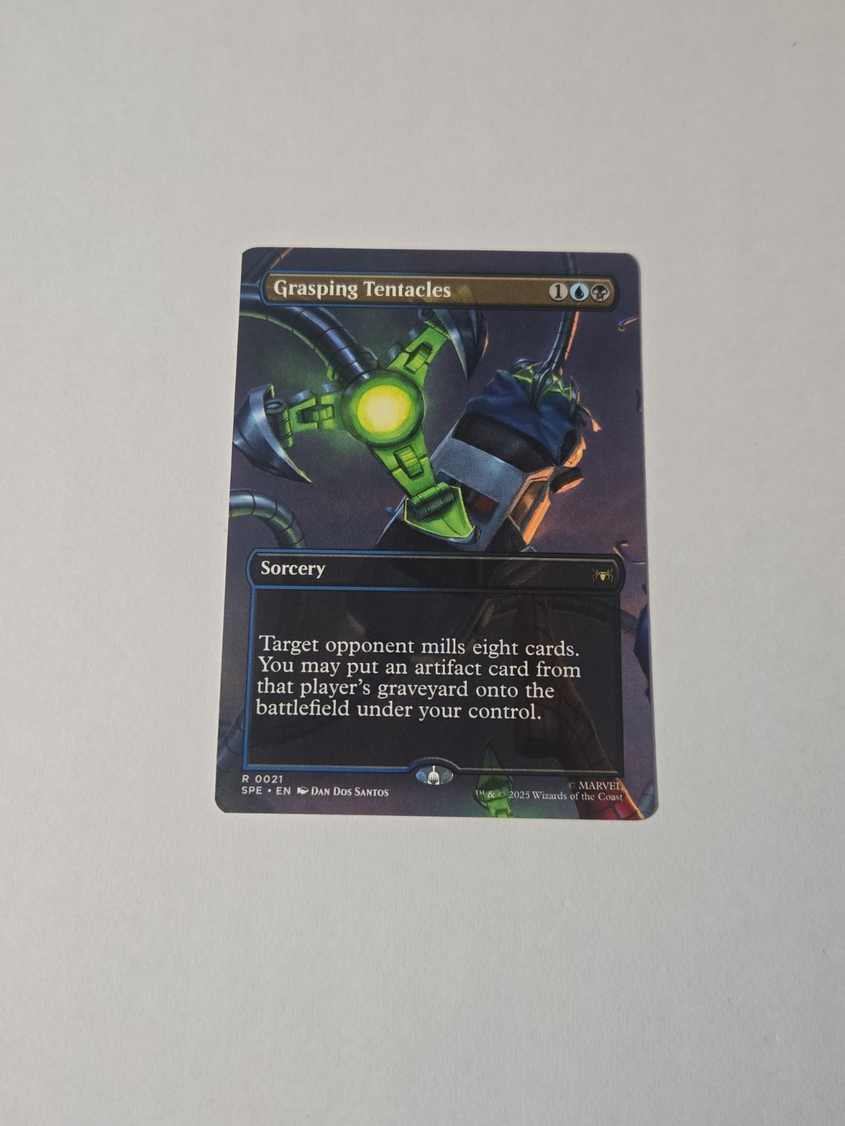 Grasping Tentacles #21 Borderless Foil MTG Marvel's Spider-Man Eternal-Legal NM