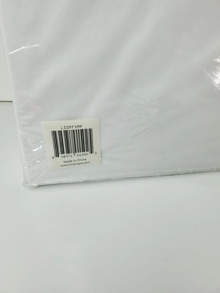 Linenspa первоклассный матрас протектор полный белый блоки жидкости и аллергены новый - Изображение 2 из 2