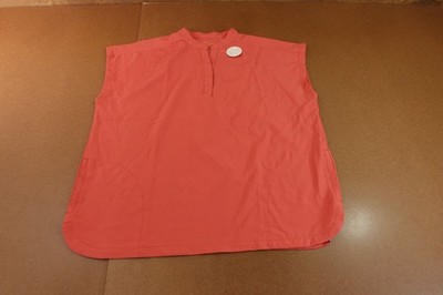 EliteMed Performance Womens Size XL Oversized Comfy Fit Coral Scrub Top NWT