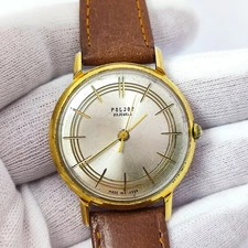 ⭐ Vintdge Soviet watch POLJOT mechanical 2209 23 jewels gold plated made in USSR