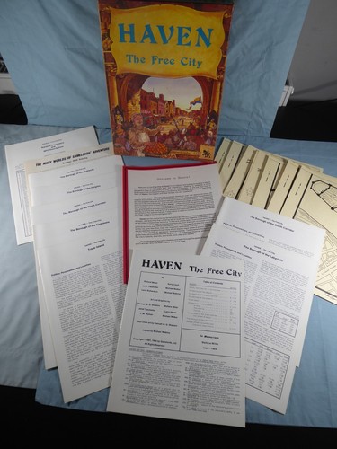 Haven, The Free City - Gamelords Ltd - Jeu De Rôle Historique Complet NEUF