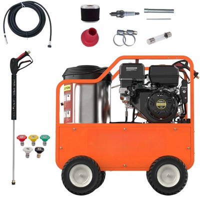 #ad Hot Water High Pressure Washer Machine 4000 PSI 13.5HP 4GPM Washer Gas Burner $2799.00