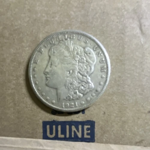 1921 Morgan Silver Dollar $1 Coin Silver Circulated 0.9 Fineness