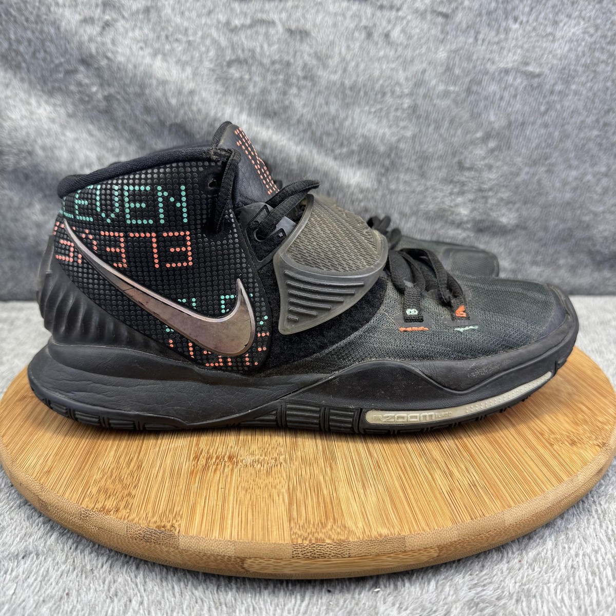 kyrie 6 black orange