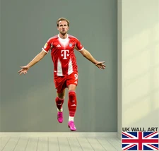 Harry Kane Wall Art Sticker in Full Colour, Decal, Mural - in 4 x sizes