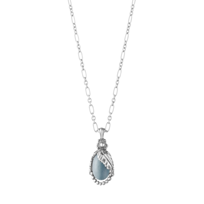 Georg Jensen. Sterling Silver Pendant with Blue Quartz - Heritage
