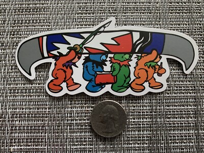 Grateful Dead - Dancing Bears In Forest Window Sticker (W-30 - Foto 11