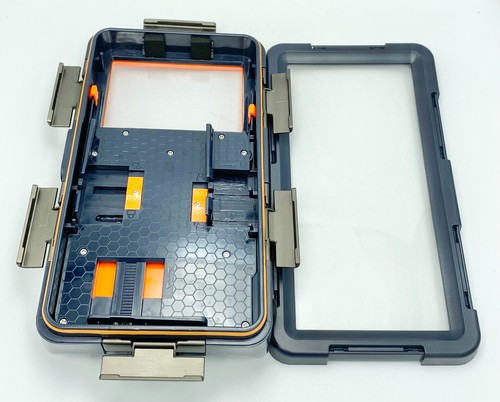 Shellbox Underwater Diving Waterproof Case 2nd Generation 15M - Blue & Orange - Picture 8 of 15