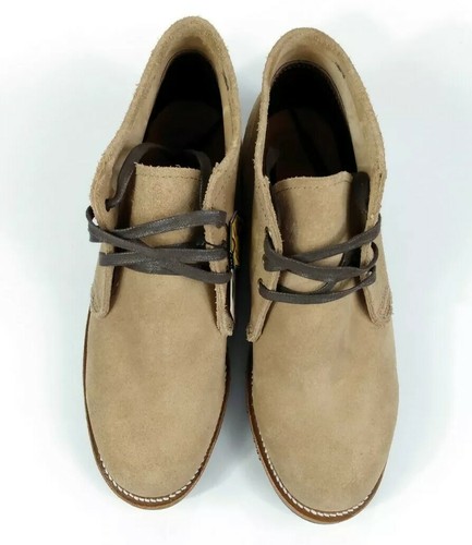 Stivali uomo Chippewa Mitford 5" Chukka zeppa cachi pelle scamosciata 1901 taglia 8 nuovi - Foto 9 di 12