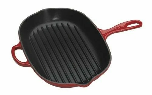 Red Cast Iron Frying & Grill Pans
