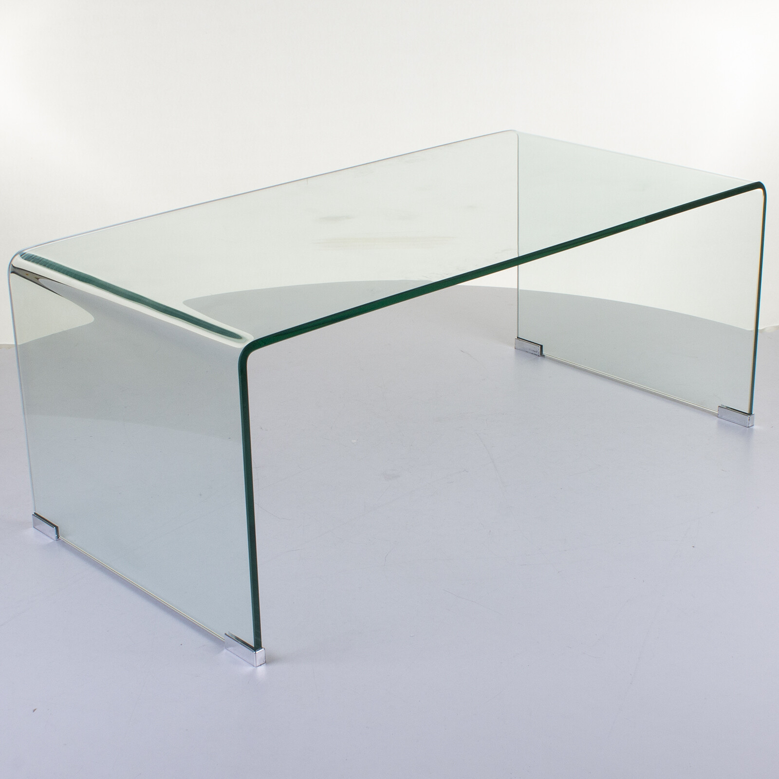 Large Curved Glass Coffee Table Bent Transparent Tempered Dining Living Room For Sale Online Ebay