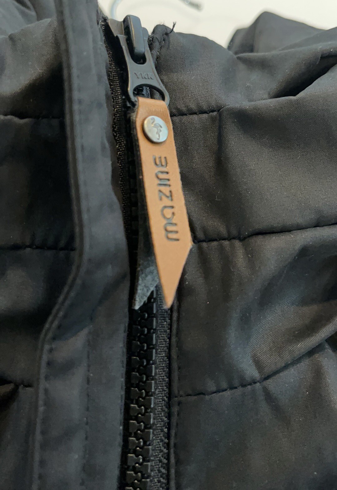 mazine Black jacket Puffer Size Small - image 8