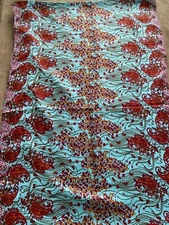 blue and red paisley scarf - soft