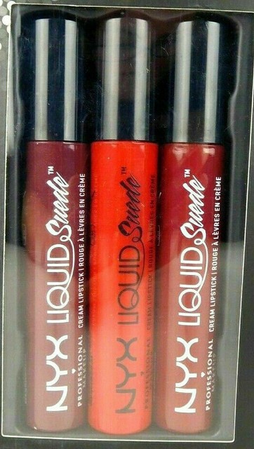 Nyx Liquid Suede Cream 5 Piece Lipstick Set No 8