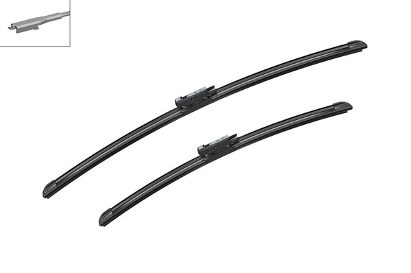 Bosch 3 397 118 929 Scheibenwischer Wischerblatt Set Flach 600Mm 475Mm-image