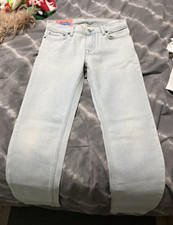 BNWT Acne Studios Men s Bla Konst Stockholm Floragatan 13 Light Blue 30/30 READ
