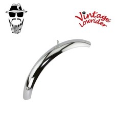 VINTAGE LOWRIDER 20" Bicycle Classic Steel Standard Front Fender Chrome.