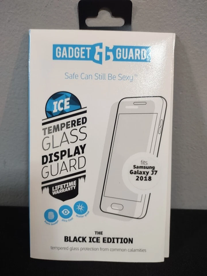 New Gadget Guard Black Ice Tempered Glass Screen Guard Samsung Galaxy J7 2018 J7 - Image 2 of 4