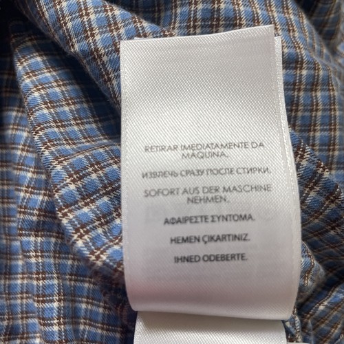 Ralph Lauren Men’s Button Down Dress Shirt Blue Brown Checkered Red Pony Size XL - Picture 8 of 8