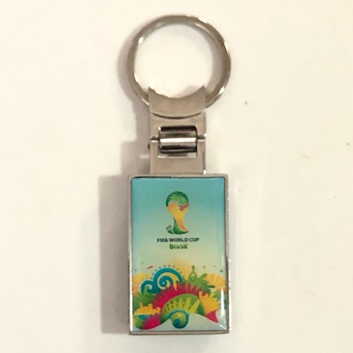 2014 FIFA WORLD CUP Brazil Keychain Soccer Gold Trophy Official Licensed Emblem - Picture 3 of 9