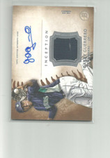 2015 BOWMAN INCEPTION RELIC AUTOGRAPHS #IARGG GABBY GUERRERO