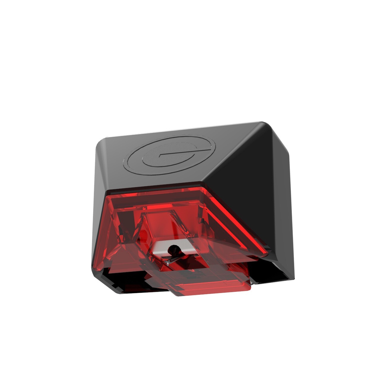 Cellule MM Goldring E1 rouge avec cantilever en carbone pour platine vinyle