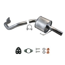 Silencieux Intermédiaire Pour Ssangyong Rexton 2.7 XDi 186ch - Neuf, Kit De Montage Inclus - Garantie 30 Mois