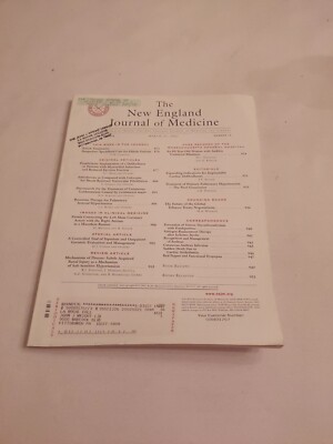 2002 March 21, The New England Journal Of Medicine, Bosentan Therapy (CP344)