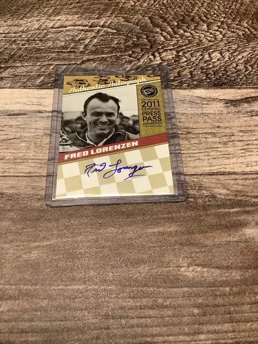 Pase de prensa Fred Lorenzen 2011 8/20 oro oro firmas ¡muy raro! - Imagen 5 de 5