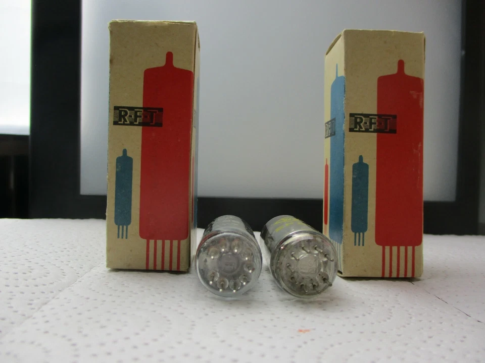 9 EF 85 Röhren,3x Valvo,1x WF, 2x Siemens,1x Staar,2x RFT in OVP, Geprüft, Rar - Bild 2 von 3