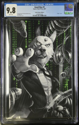 Good Boy #1 CGC 9.8 Matrix Cover Trinity Comics Edition C Virgin Variant 2021