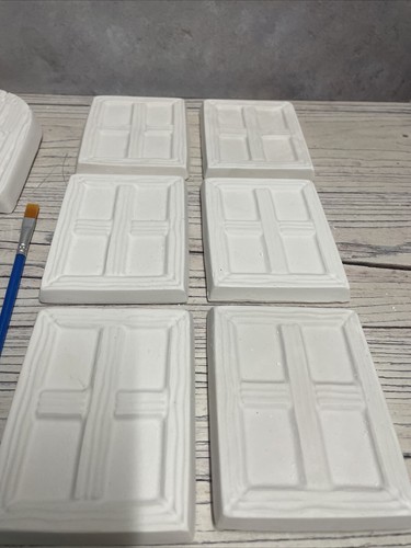 Paint Your Own Fairy House And Windows Plaster Models, 16 Piece Craft Set, Gift - Picture 8 of 19