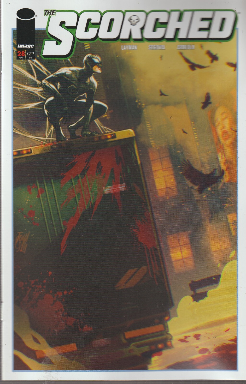 IMAGE COMICS SCORCHED #28 APRIL 2024 VARIANT B 1ST PRINT NM