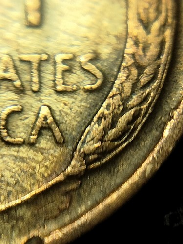 1918 P Lincoln Wheat Cent Rev Lamination Error - Picture 7 of 8
