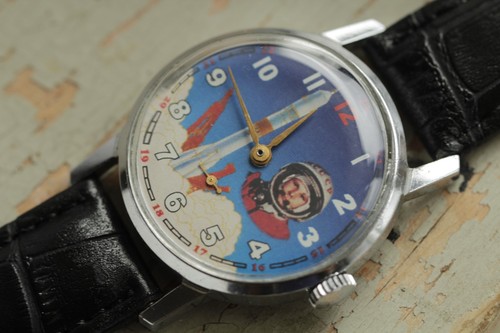 Pobeda ZIM Yuri Gagarin Orologio da Polso Meccanico Calibro dello spazio:  2602 | eBay