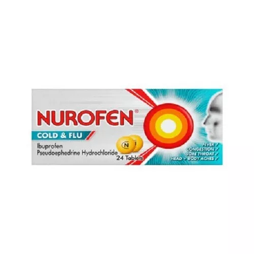 NUROFEN COLD & FLU 24 TABLETS (MAX ONE OER ORDER) - Picture 2 of 3