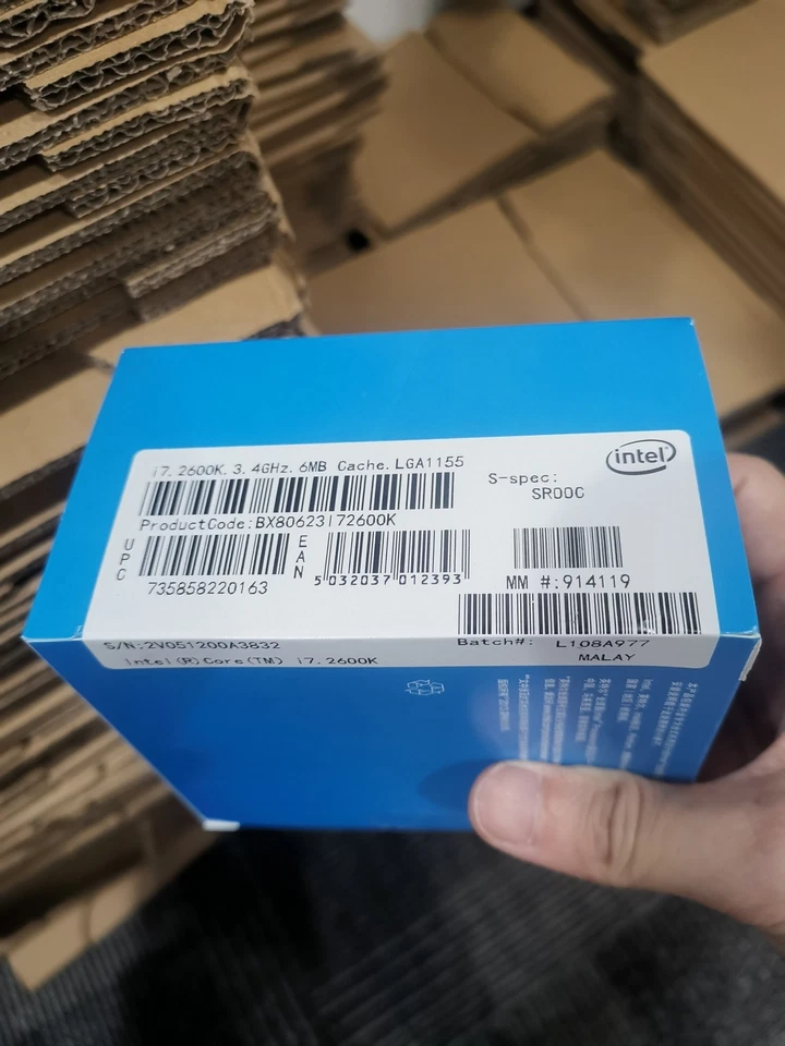 Intel Core i7-2600K 3.4 GHz Quad-Core Processor 8 MB Cache Socket LGA 1155 CPU - Image 2 of 4