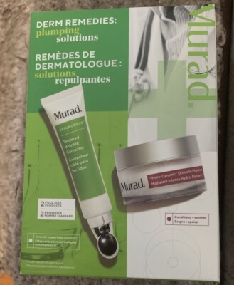 Murad Derm Remedies Plumping Solutions Wrinkle + Hydro 2 FULL SIZE. NIB