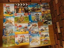 Large Lot of Lego Instruction Manuals Only - City Creator Movie Plus More 