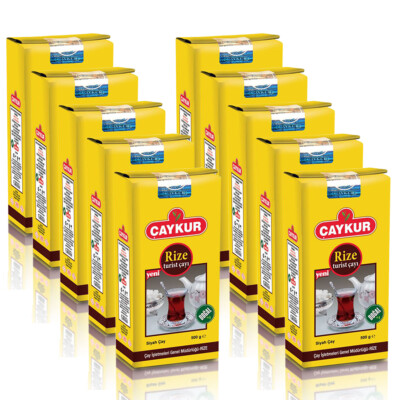 10x 500 gr Caykur Rize Turist Türkischer Schwarzer Tee Cay Lose Tee