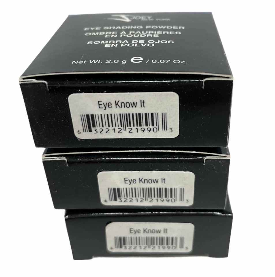 Joey New York Eye Shading Powder (Eye Know It | 2g/0.07oz) LOT OF 3; NEW IN BOX - Image 3 of 4