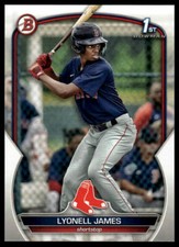 Lyonell James 2023 Bowman #BP-118 Prospects Boston Red Sox